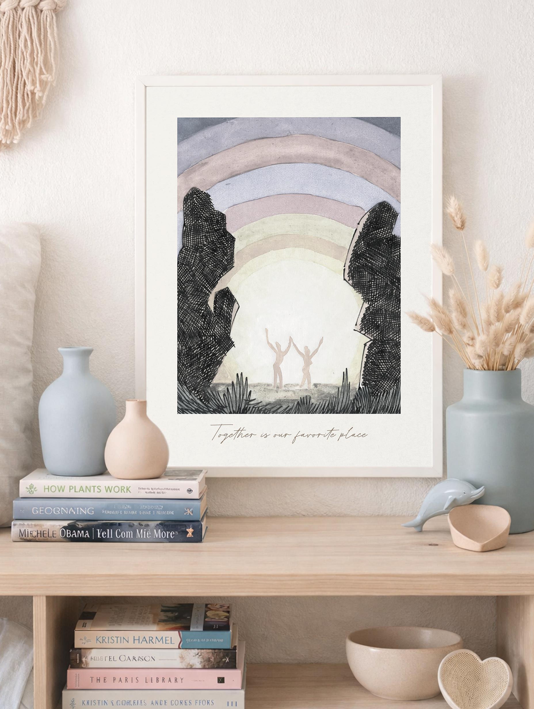 Together Is Our Favorite Place Art Mockup