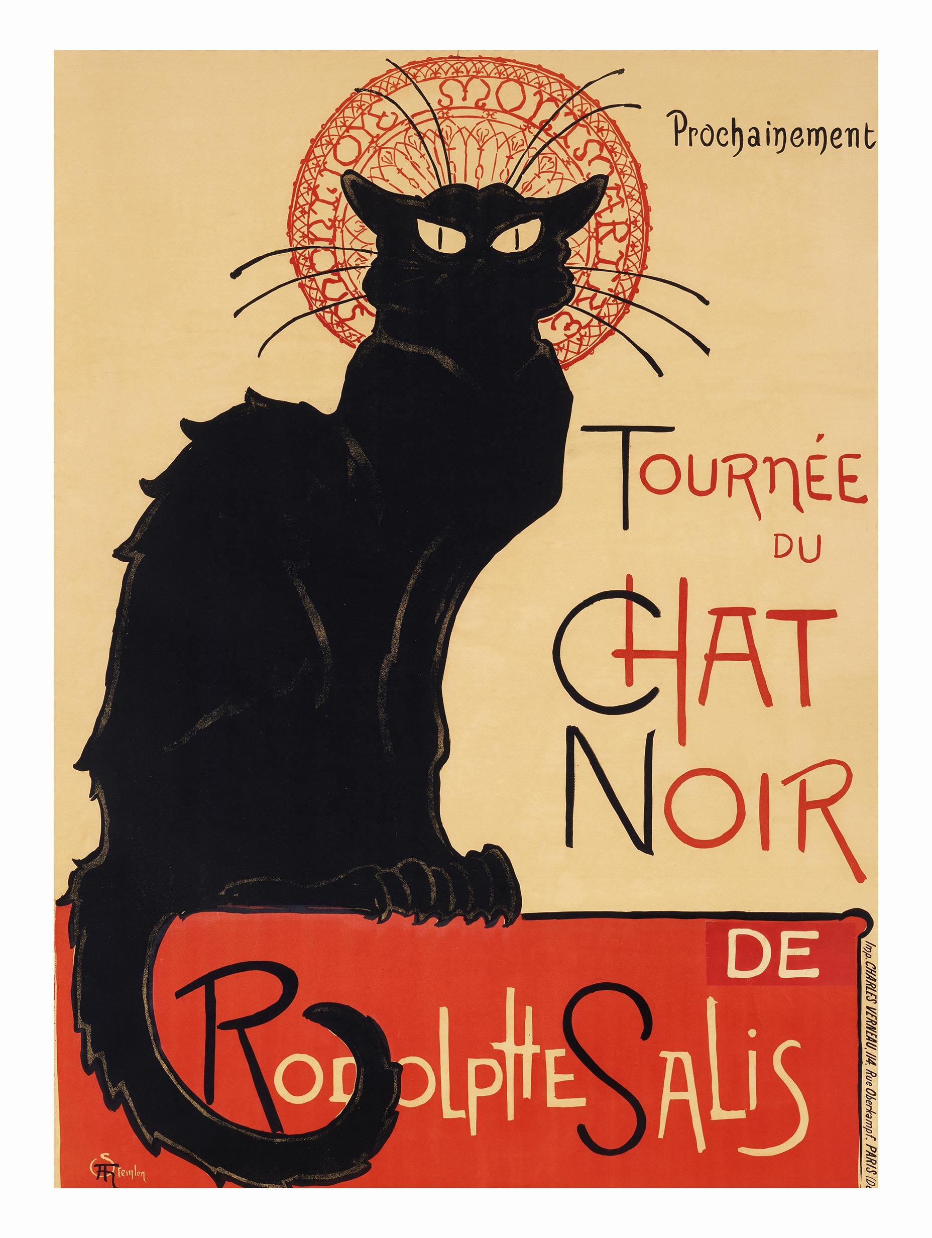 Tournée du Chat Noir - Théophile Steinlen