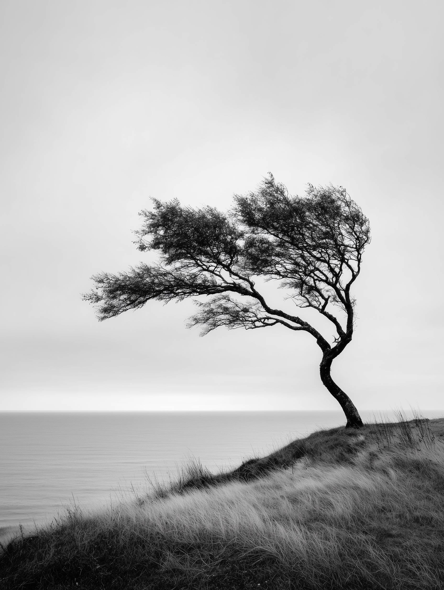 Tree by the Sea Ocean Wall Art