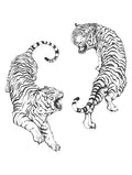 Twin Tigers Poster