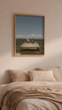 Two Chairs by the Lake Ocean Wall Art Mockup
