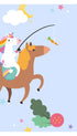 Unicorn Riding Pony Poster