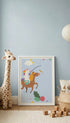 Unicorn Riding Pony Poster Mockup