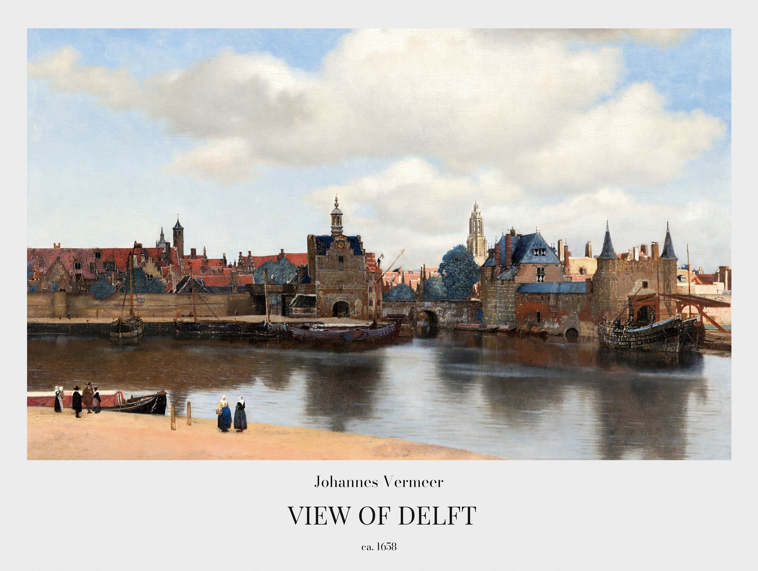 View of Delft Johannes Vermeer Art Print