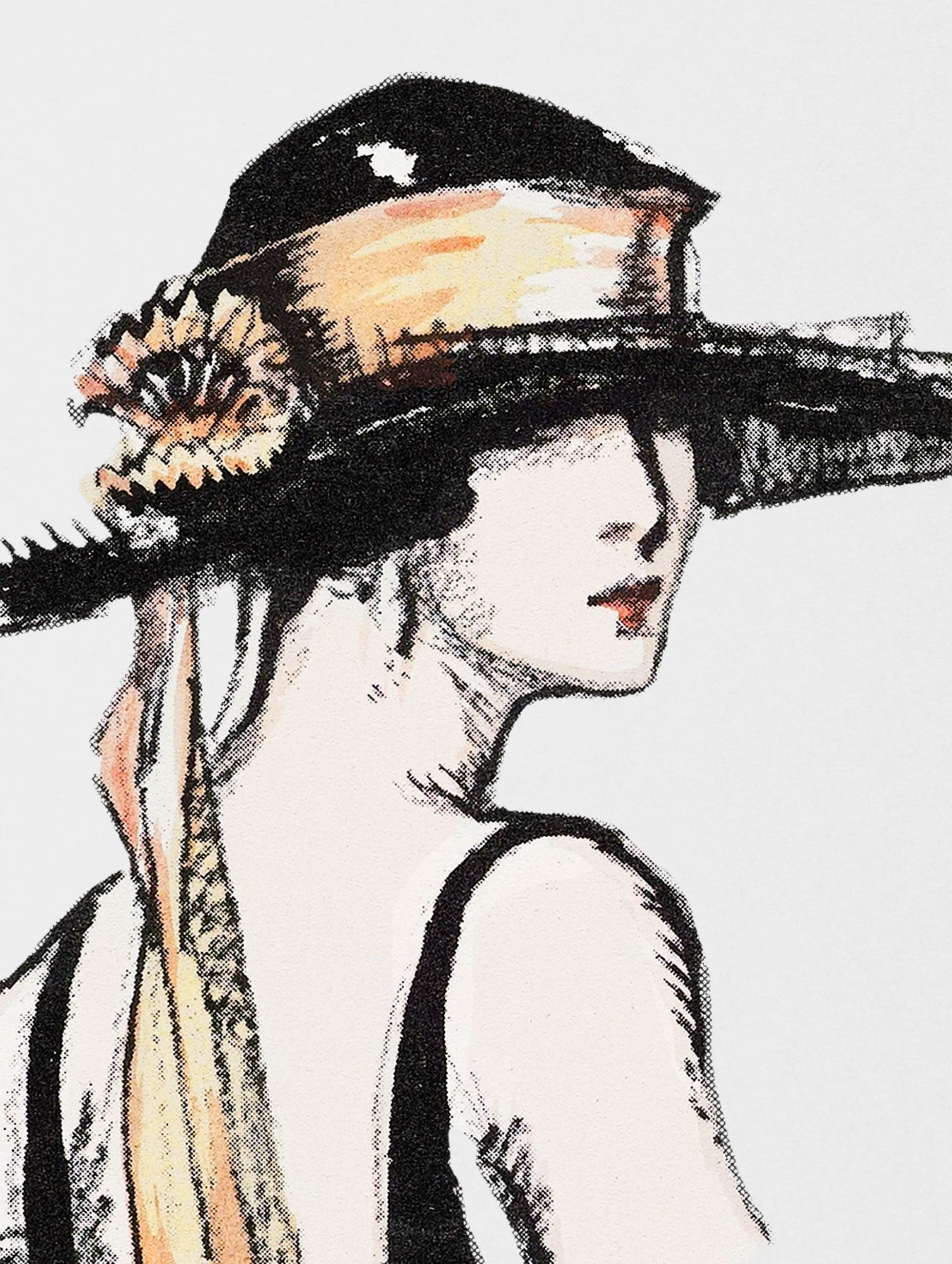 Vintage Fashion Poster Woodruff Art Print