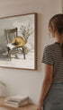 Vintage Oil Painting Art Print Mockup