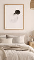 Watercolor Black and White Poster Mockup
