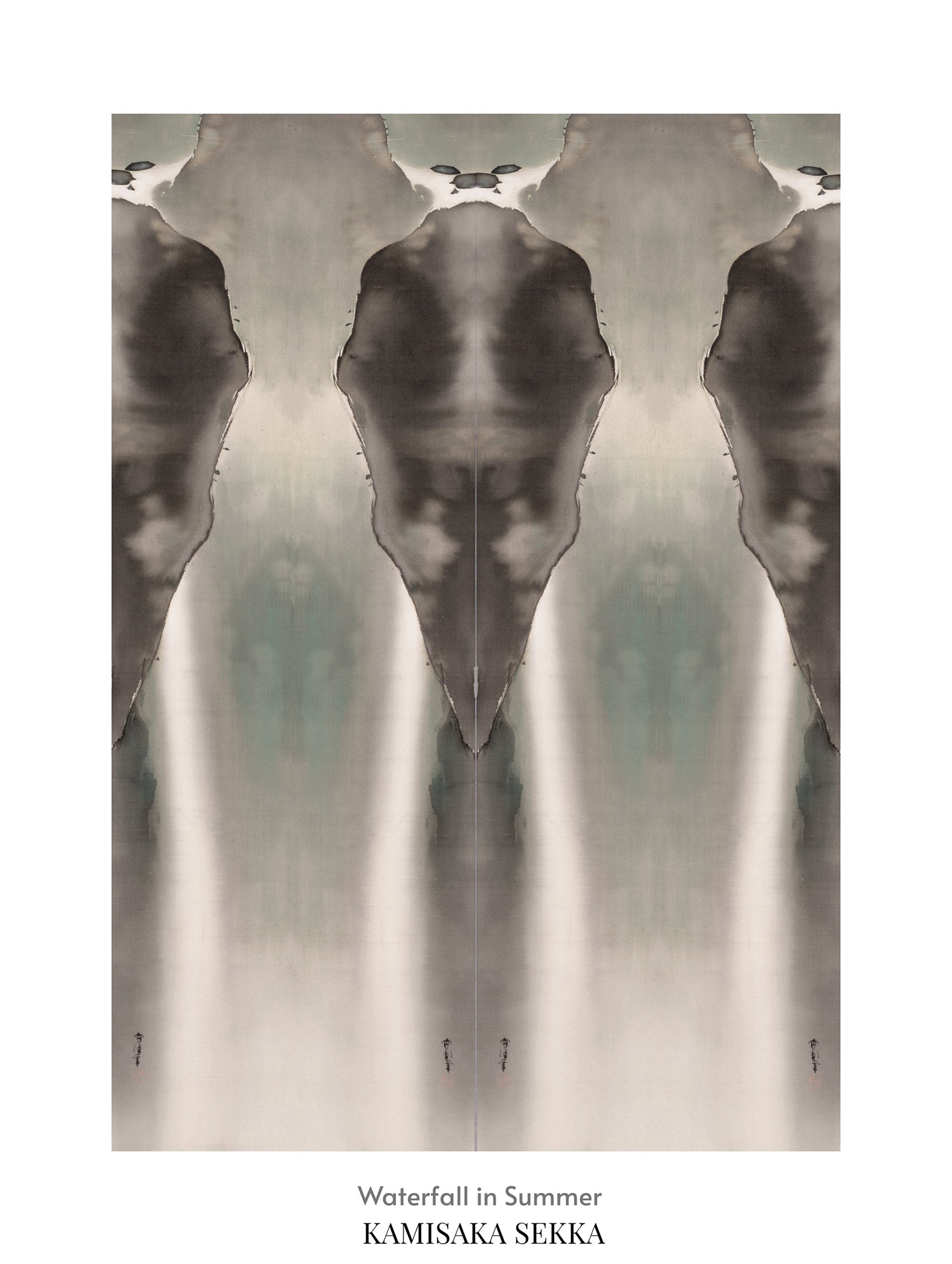Waterfall in Summer Kamisaka Sekka Art Print
