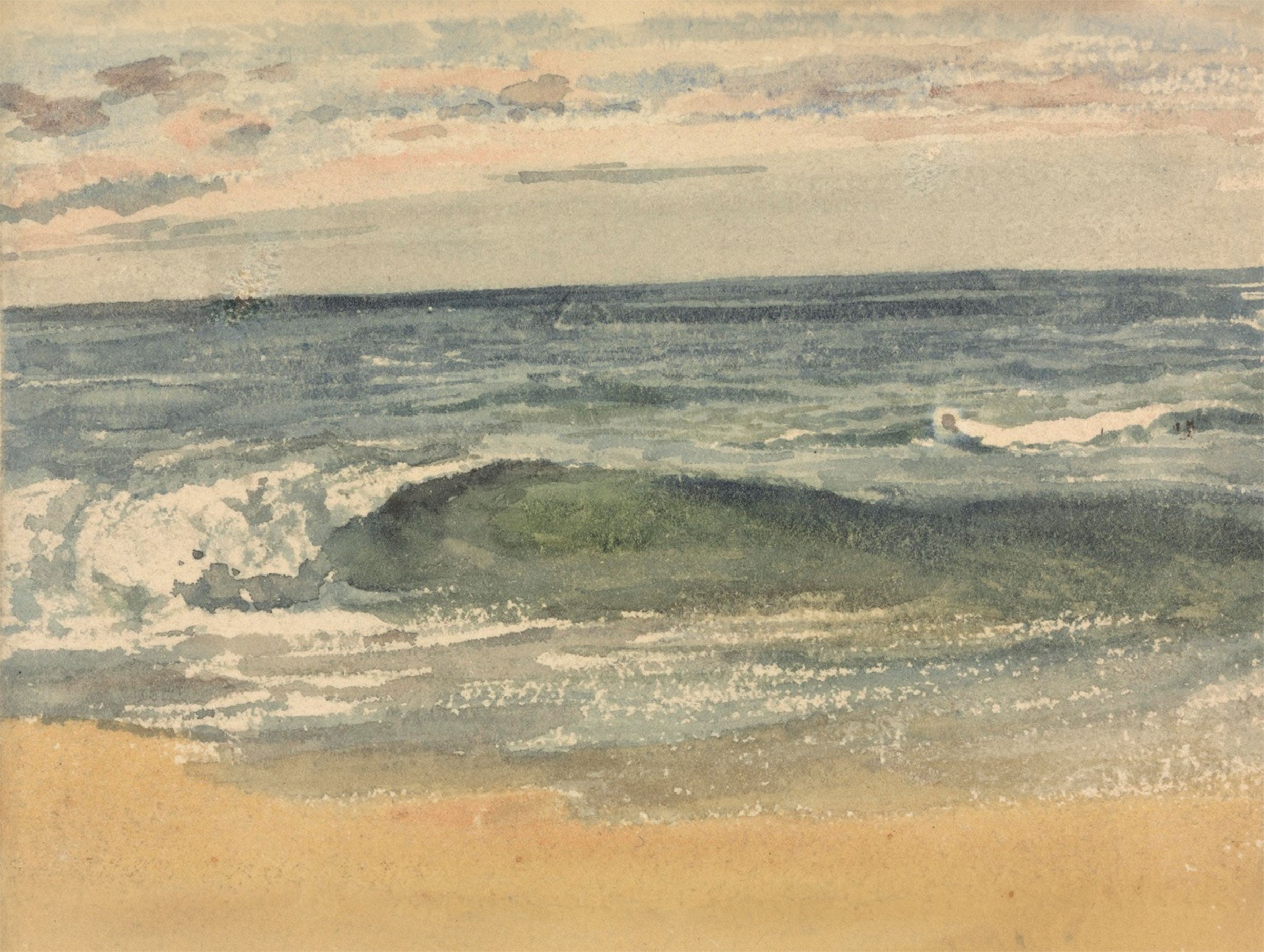 The Wave Robert Hills Art Print