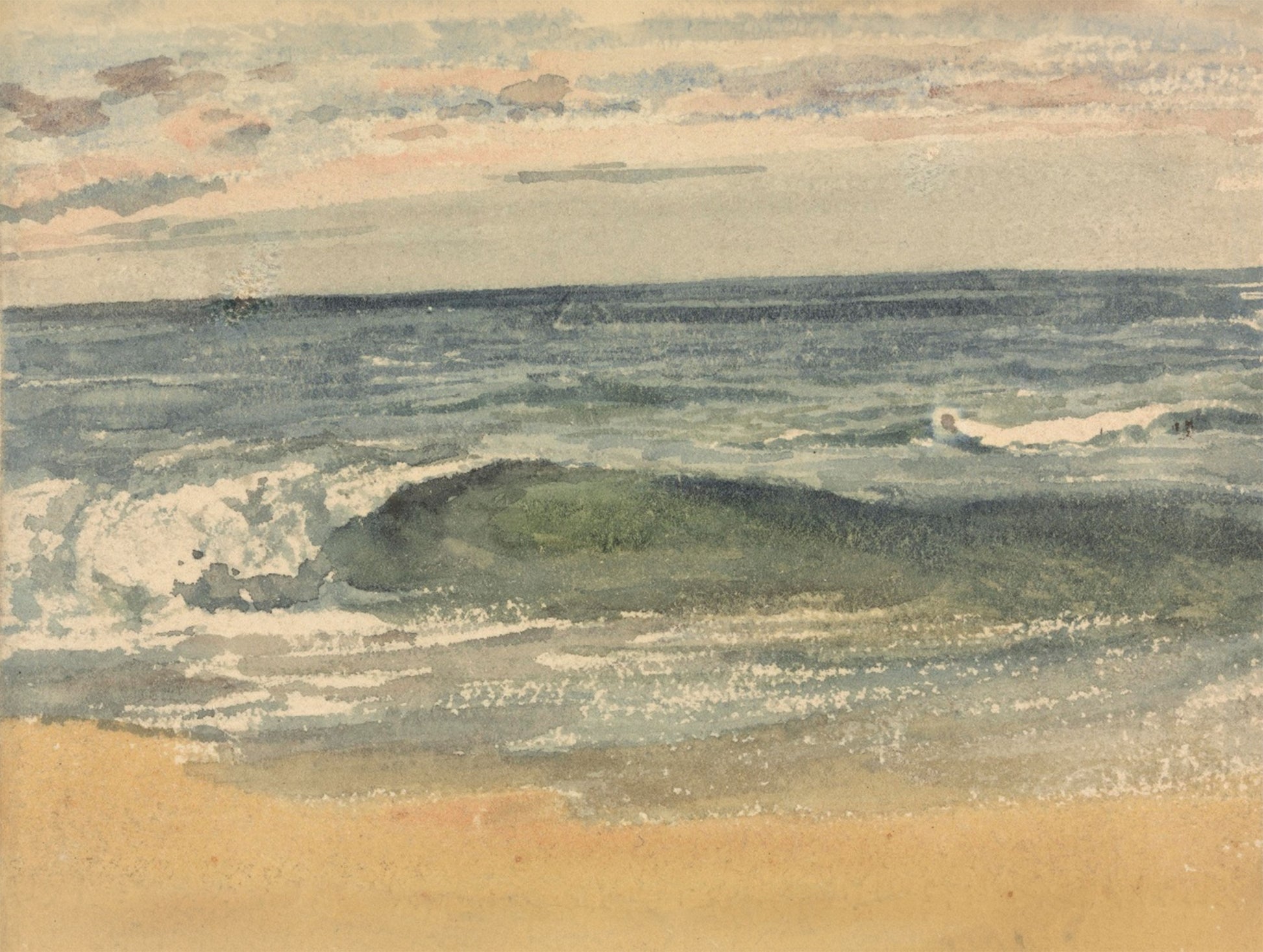 The Wave Robert Hills Art Print