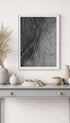 Wavy Woodgrain Patterns Abstract Art Print Mockup