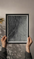 Wavy Woodgrain Patterns Abstract Art Print Mockup
