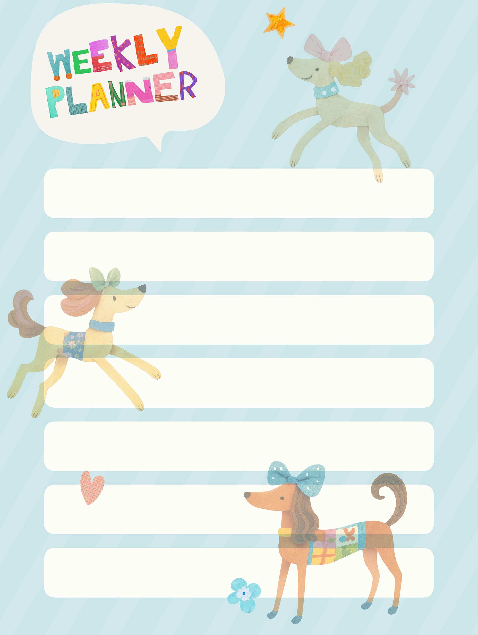 Weekly Planner Poster