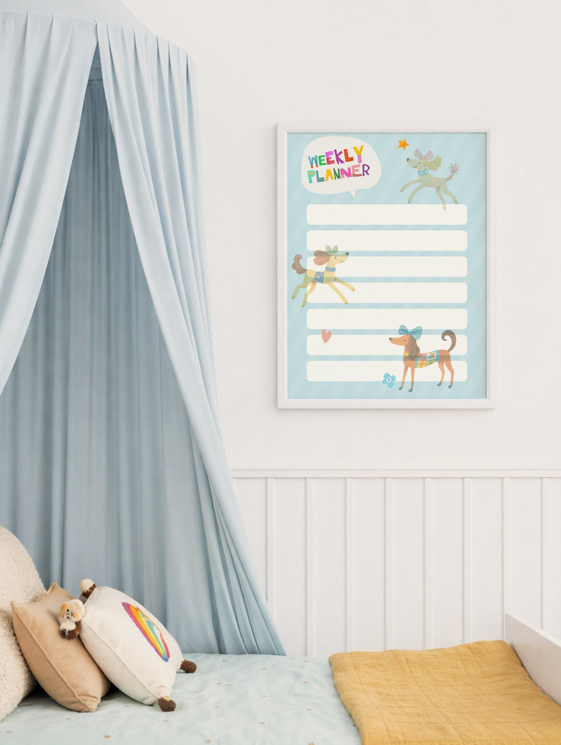 Weekly Planner Poster Mockup