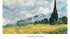 Wheat Field with Cypresses Van Gogh Art Print No 2