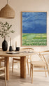 Wheatfield under Thunderclouds Van Gogh Art Print Mockup