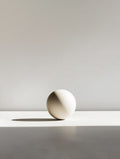 White Sphere Minimalist Art Print