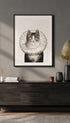 The Widow Frederick Dielman Art Print Mockup