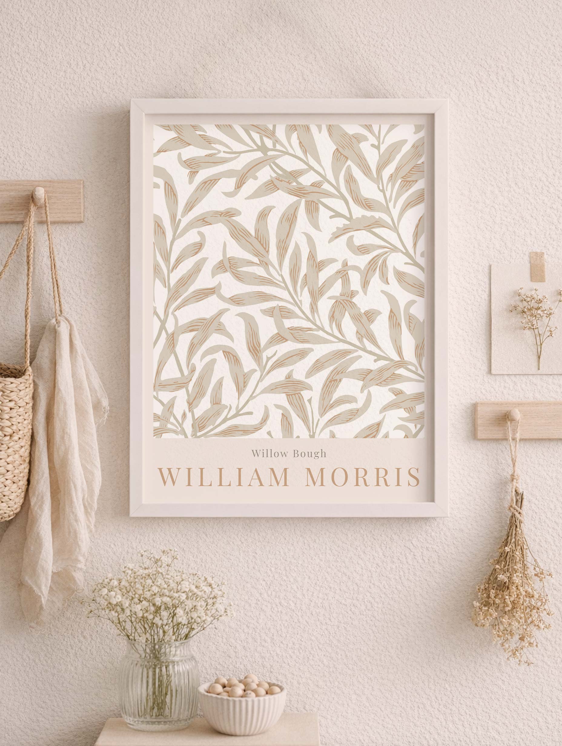 Willow Bough William Morris Art Print No 2 Mockup