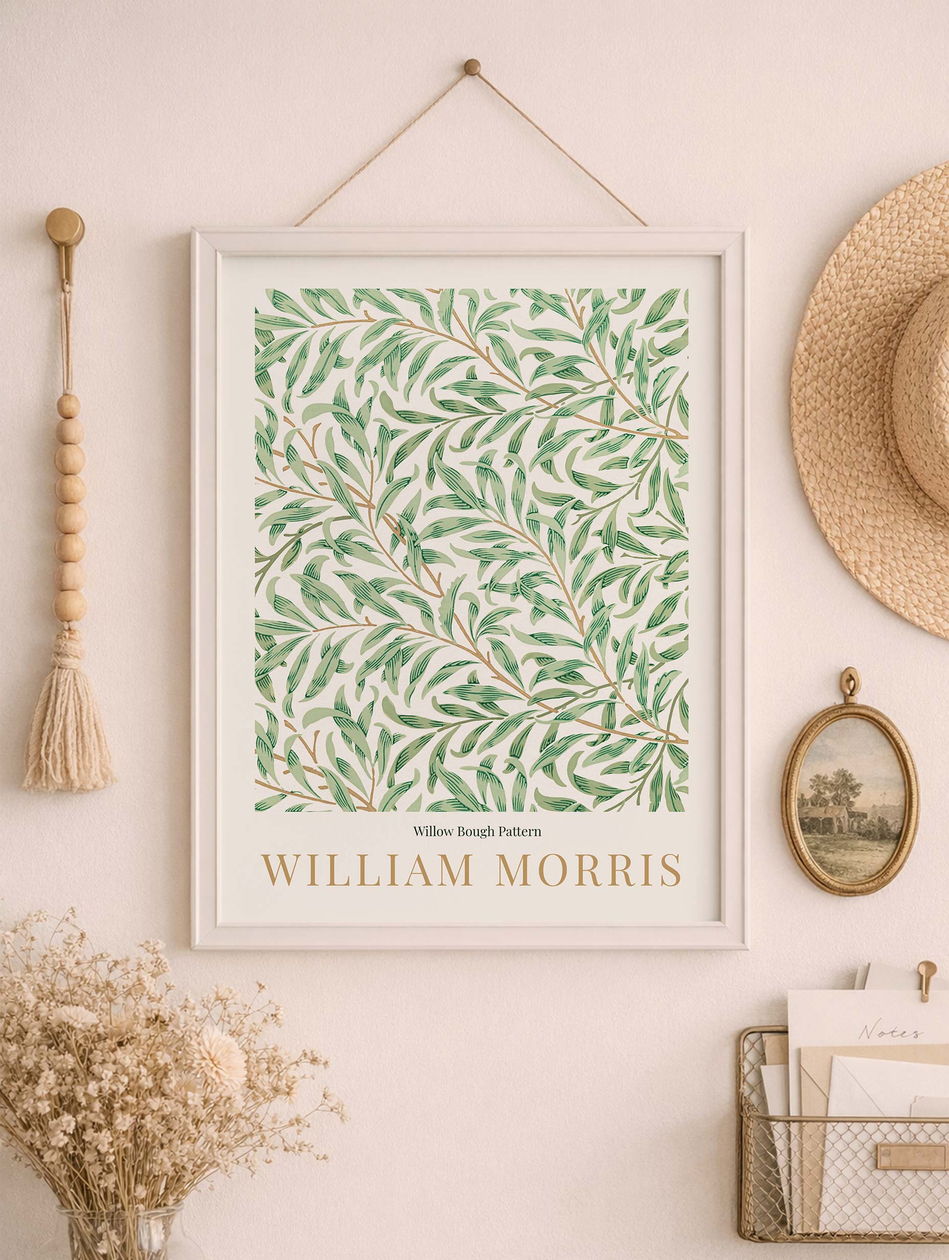 Willow Bough Pattern William Morris Art Print No 3 Mockup