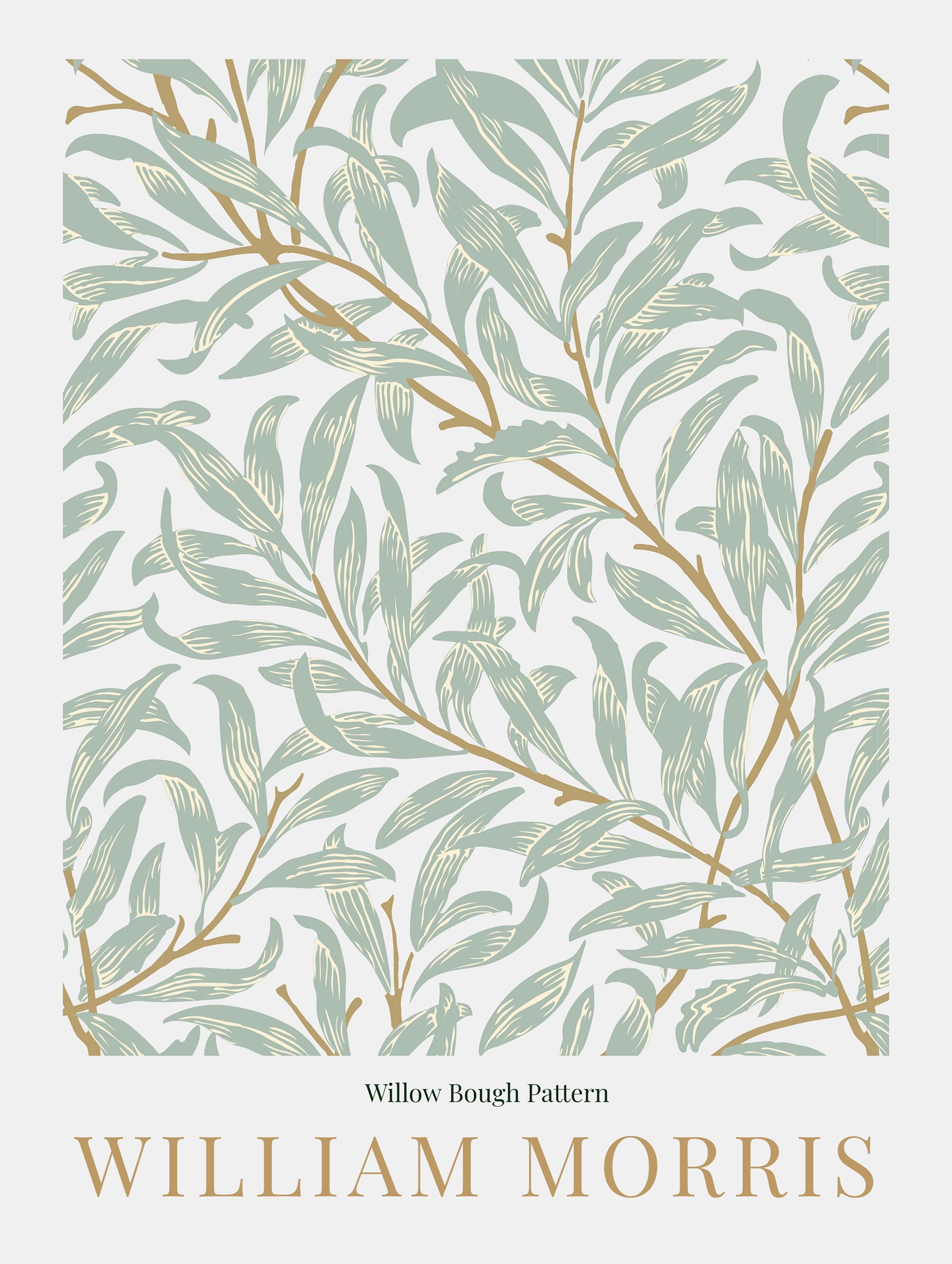 Willow Bough Pattern William Morris Art Print No 4