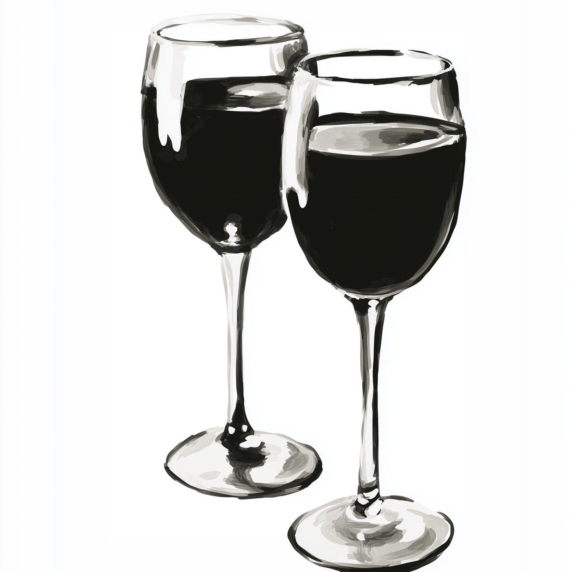 Första huset i en bosättning abstrakt konsttryck