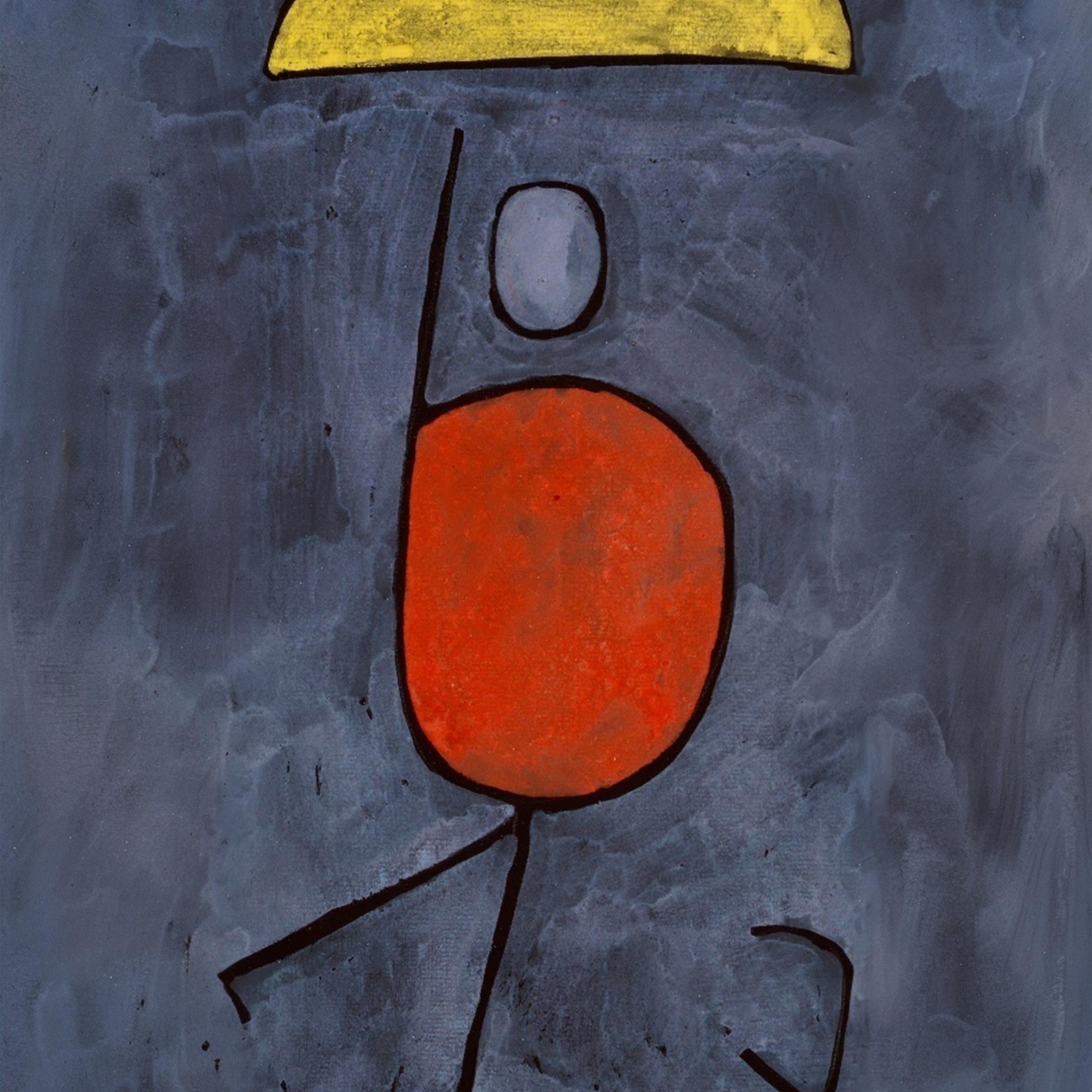 With an Umbrella Paul Klee Art Print
