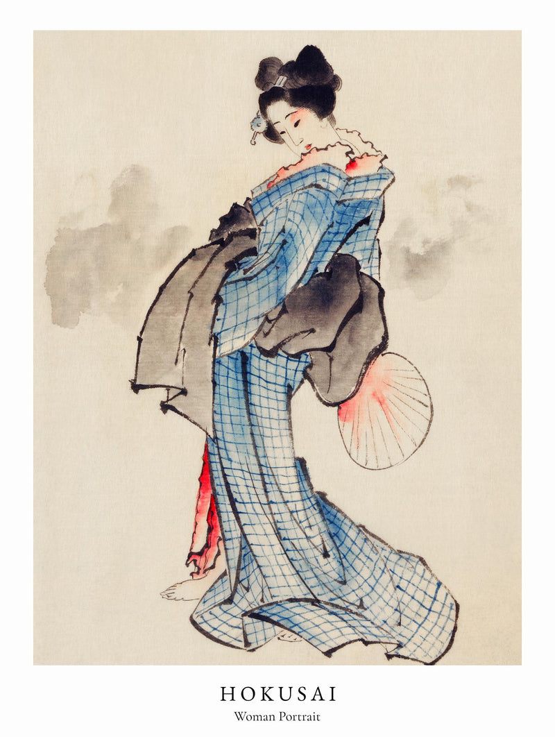 Woman Potrait - Hokusai