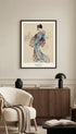 Woman Potrait - Hokusai Mockup