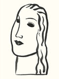 Woman's Head Leo Gestel Art Print