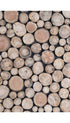 Wood Logs Abstract Poster