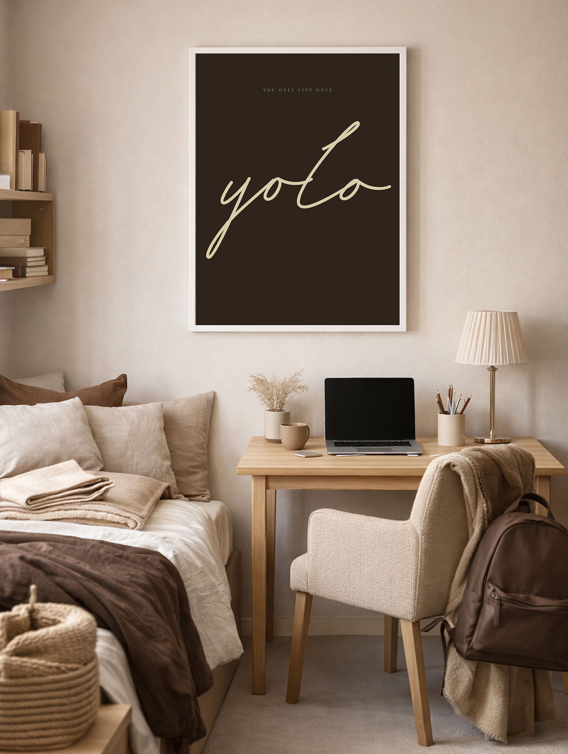 YOLO Typography Poster