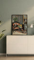 Young Woman Reading Lucius Rossi Art Print Mockup
