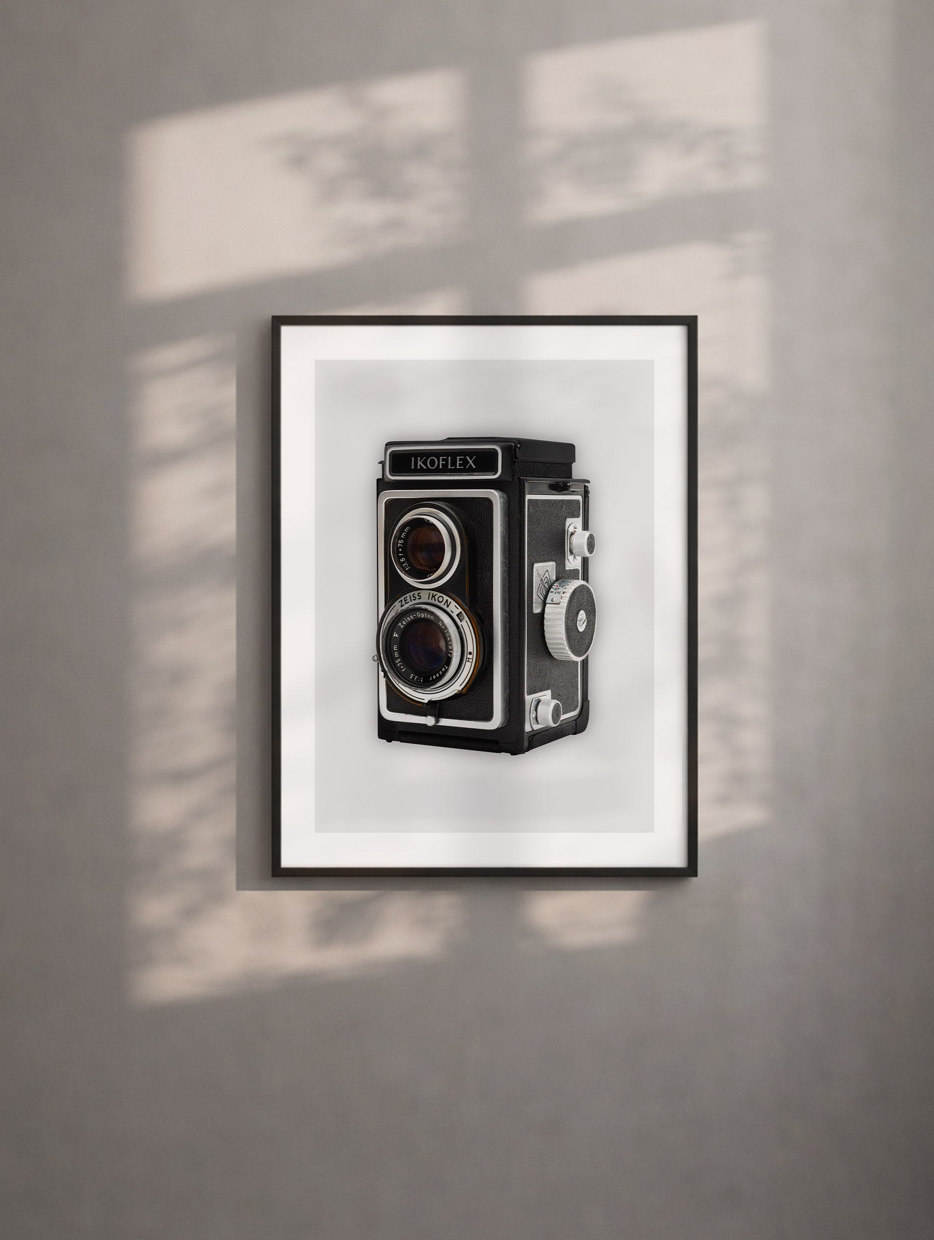Zeiss Ikon Ikoflex Vintage Poster Mockup