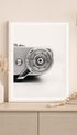 Zenit E Camera Vintage Poster Mockup