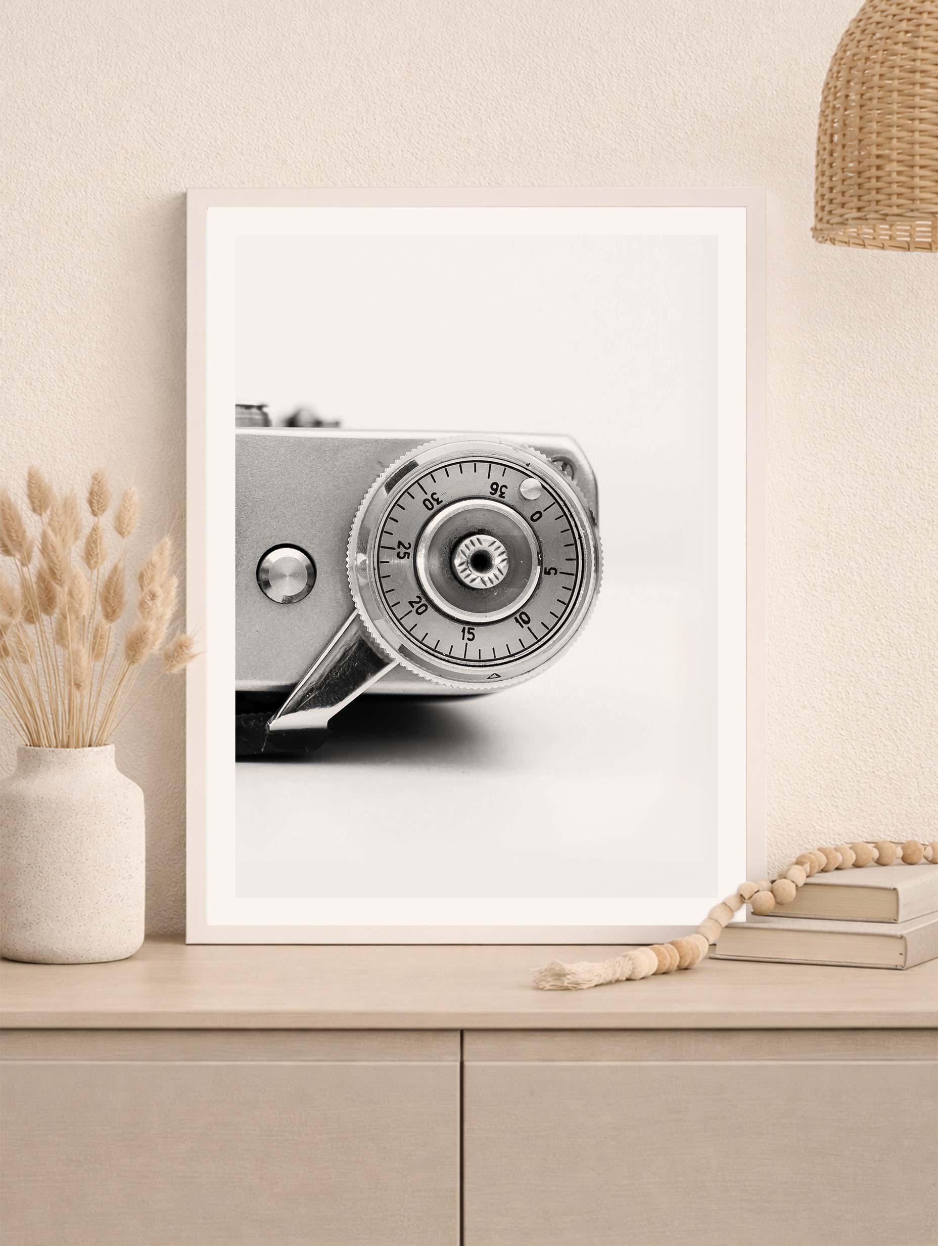 Zenit E Camera Vintage Poster Mockup