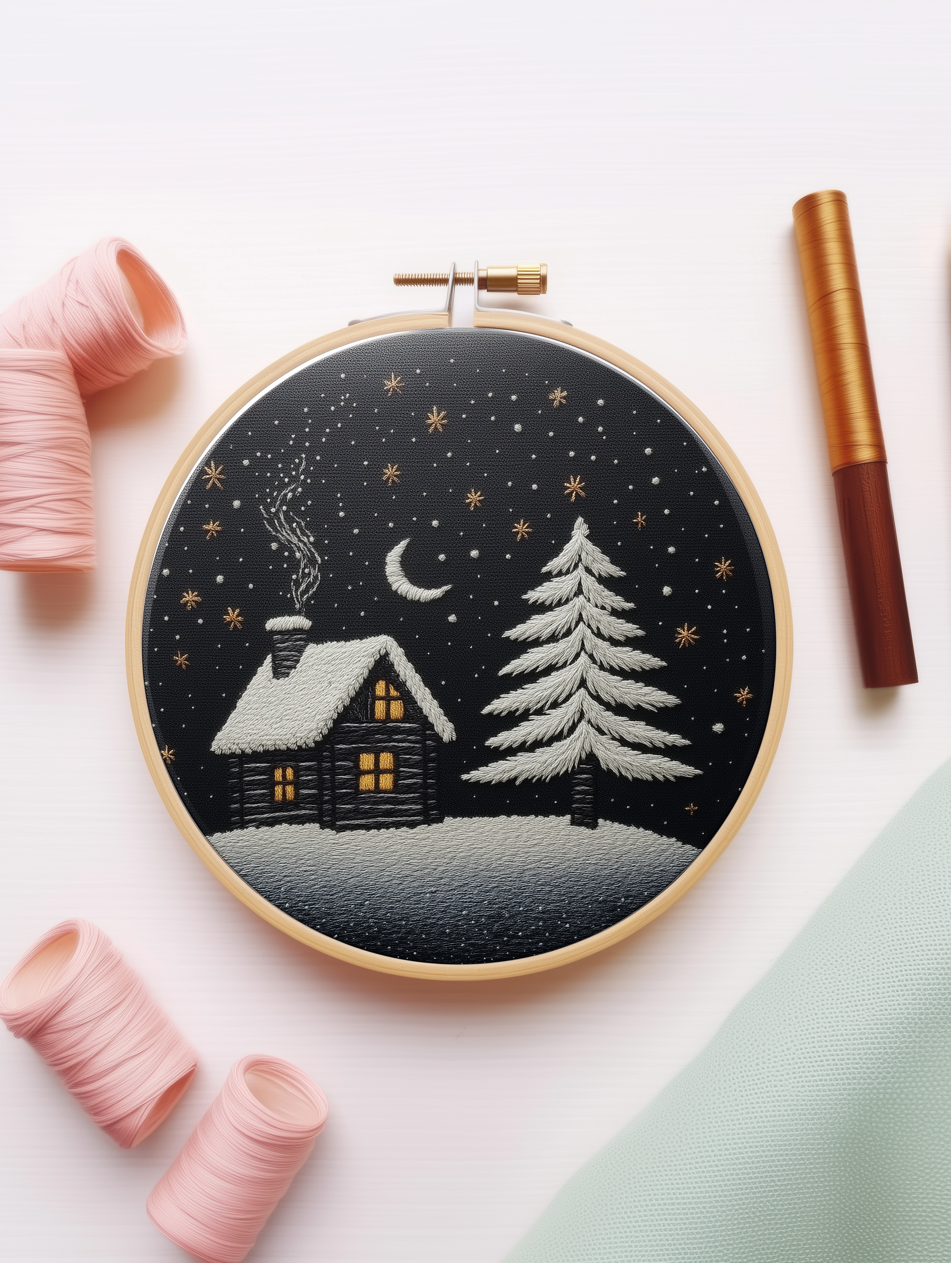 Scenery Embroidery 10