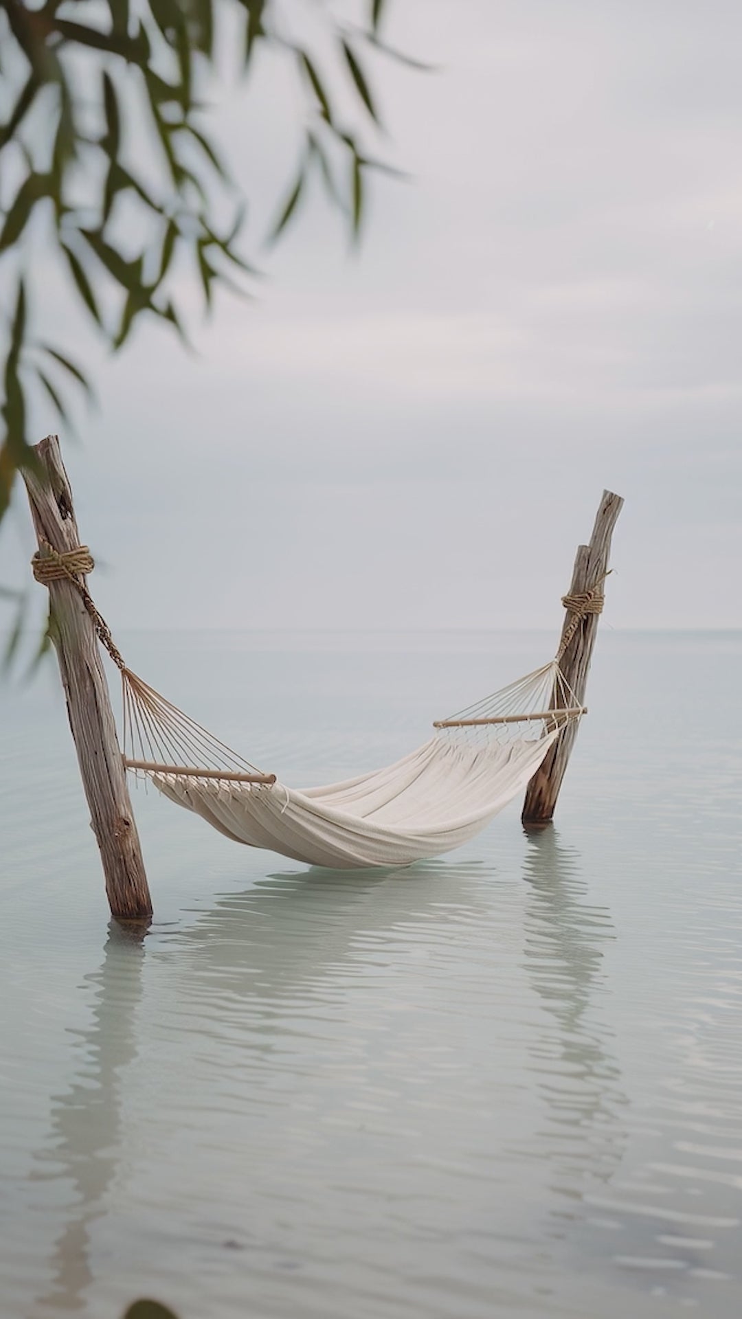 Hammock on Sea Ocean Wall Art