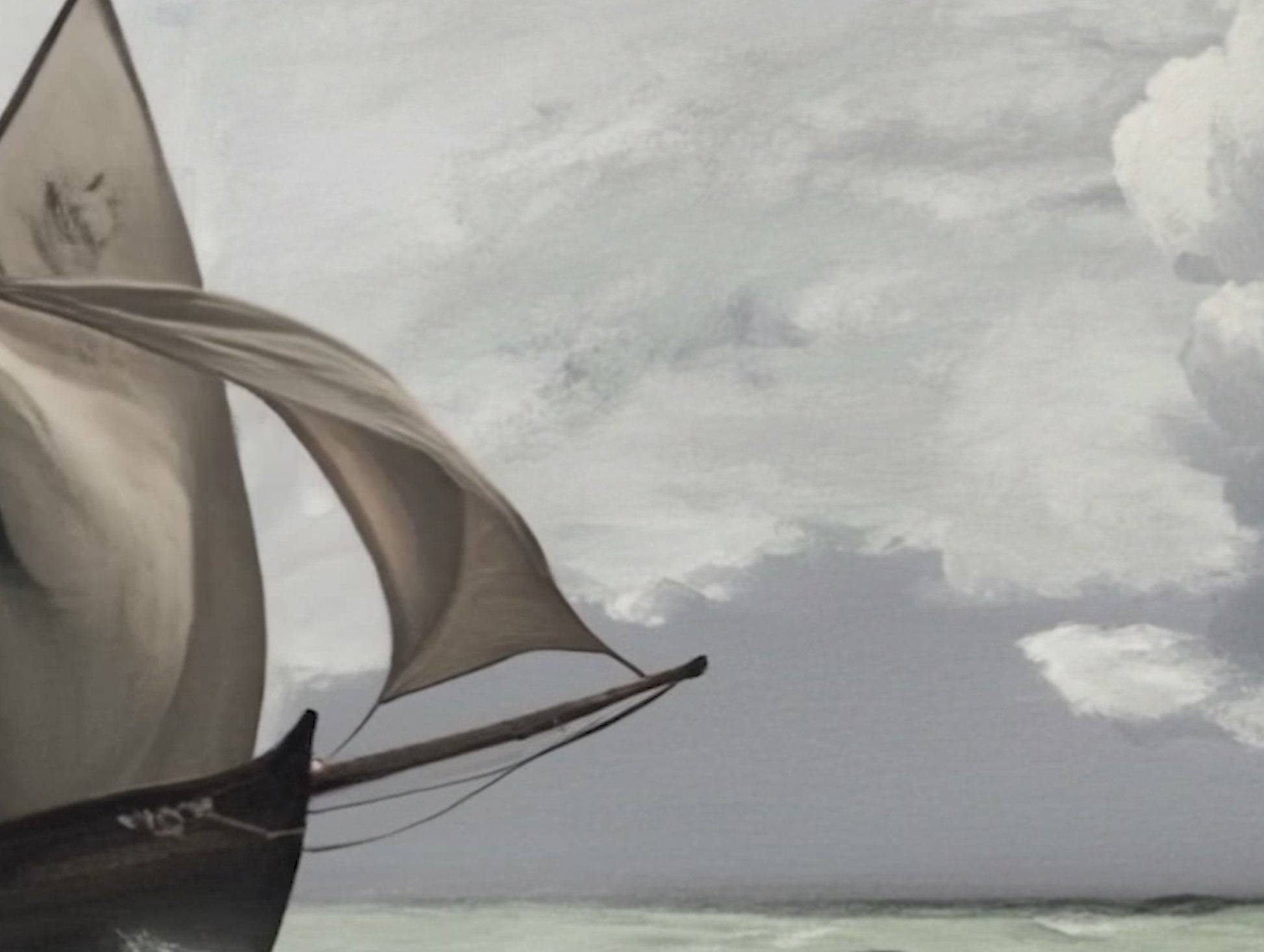 Stormy Seascape - Claude Monet