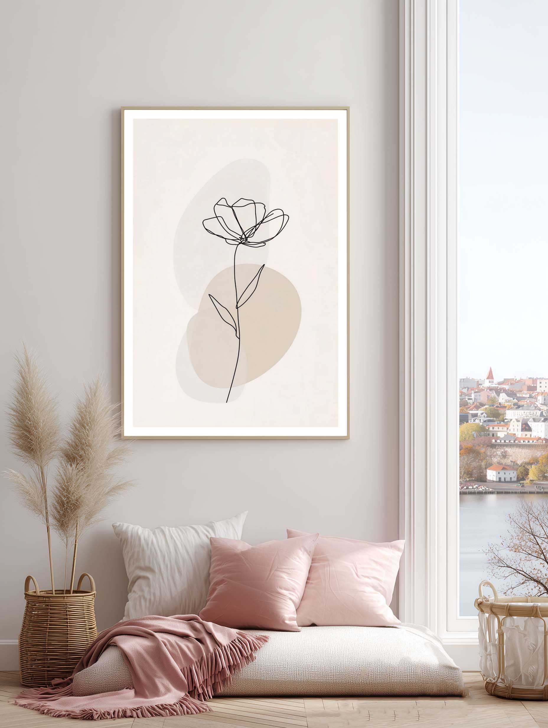 Line Art Flower - Image 2