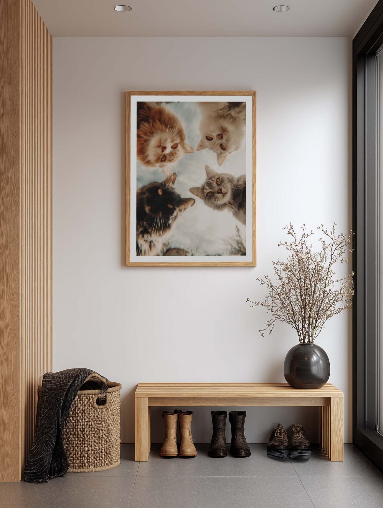Cats Circle – Whimsical Feline Photo Poster - Image 2