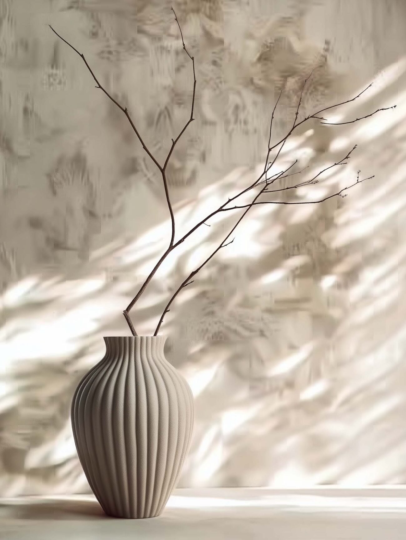 Ceramic Vase – Minimalist Wabi-Sabi Stillness Poster