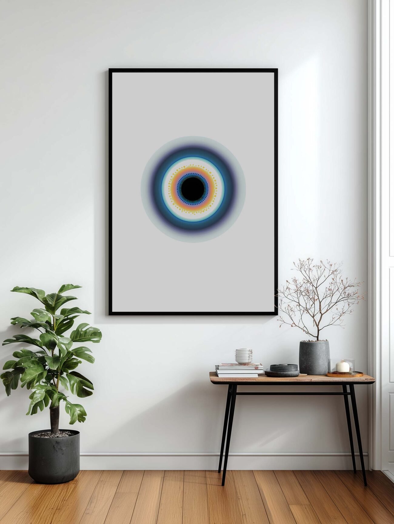 Abstract Eye Circle – Cosmic Core Poster - Image 2