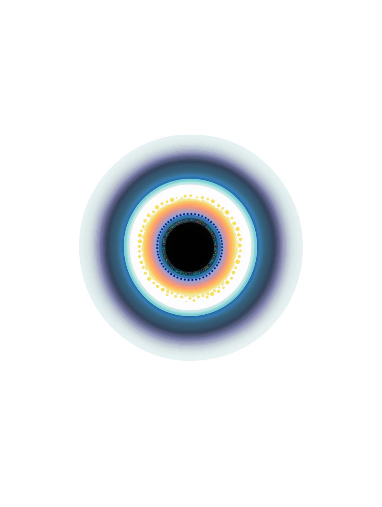 Abstract Eye Circle – Cosmic Core Poster