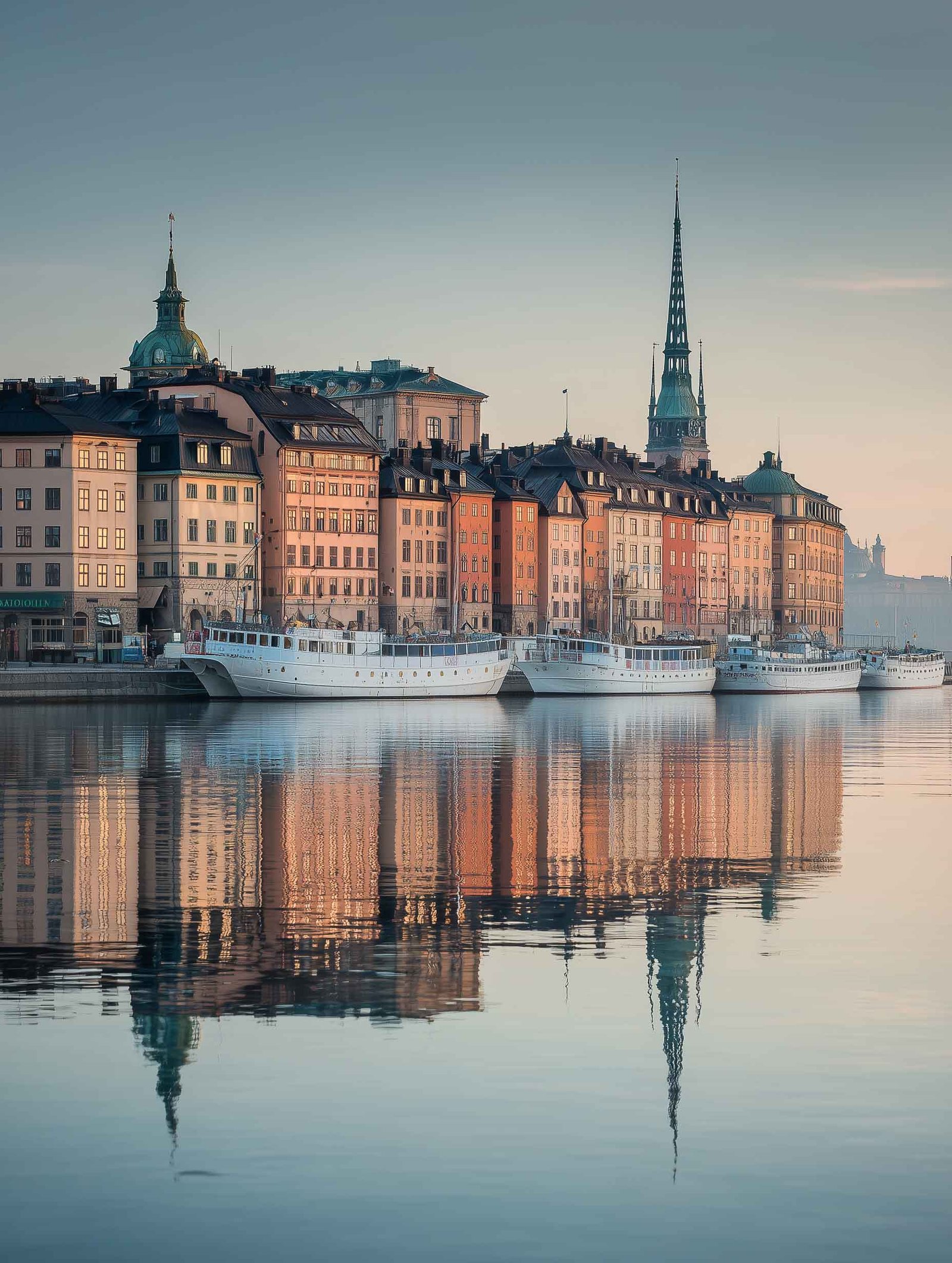 Gamla Stan Waterfront – Stockholm City Poster
