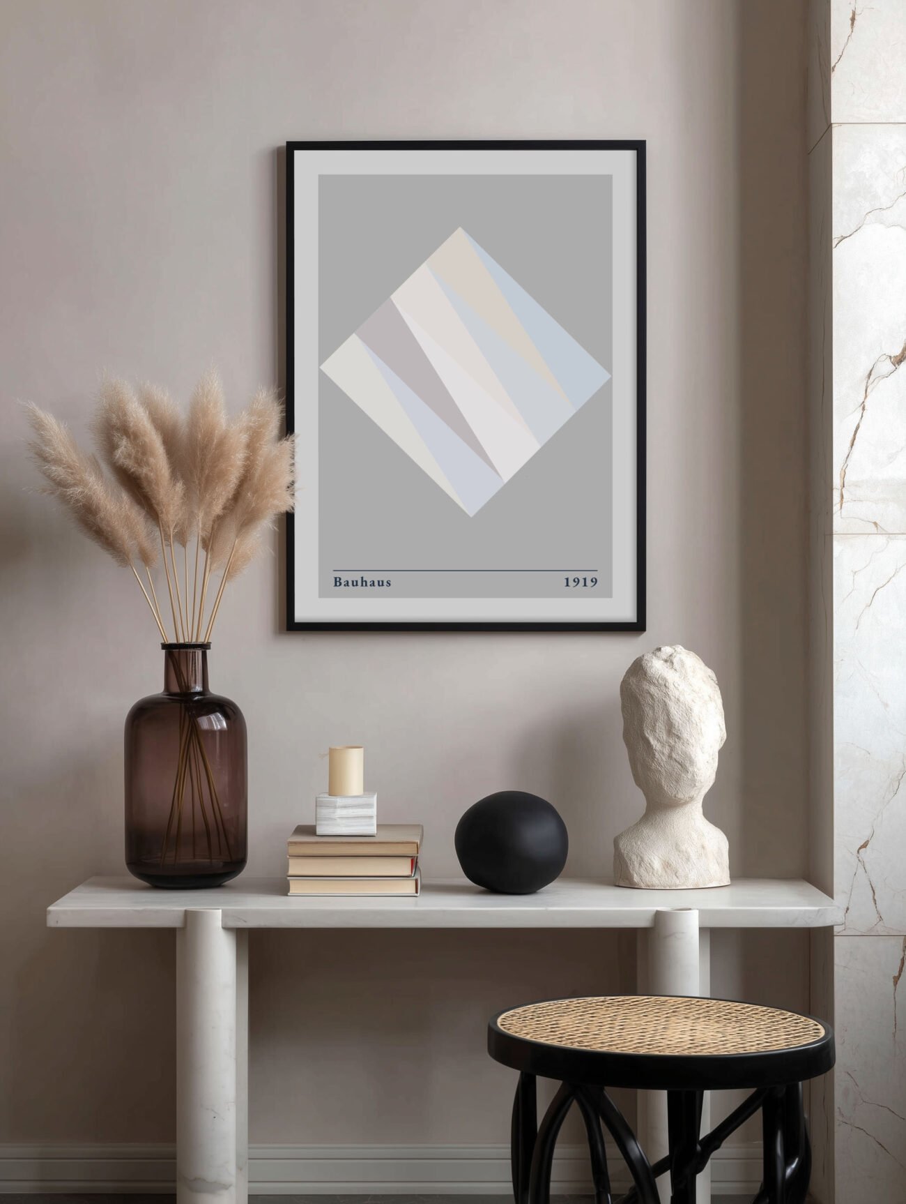 Bauhaus Geometry – Minimalist art Poster - Image 2