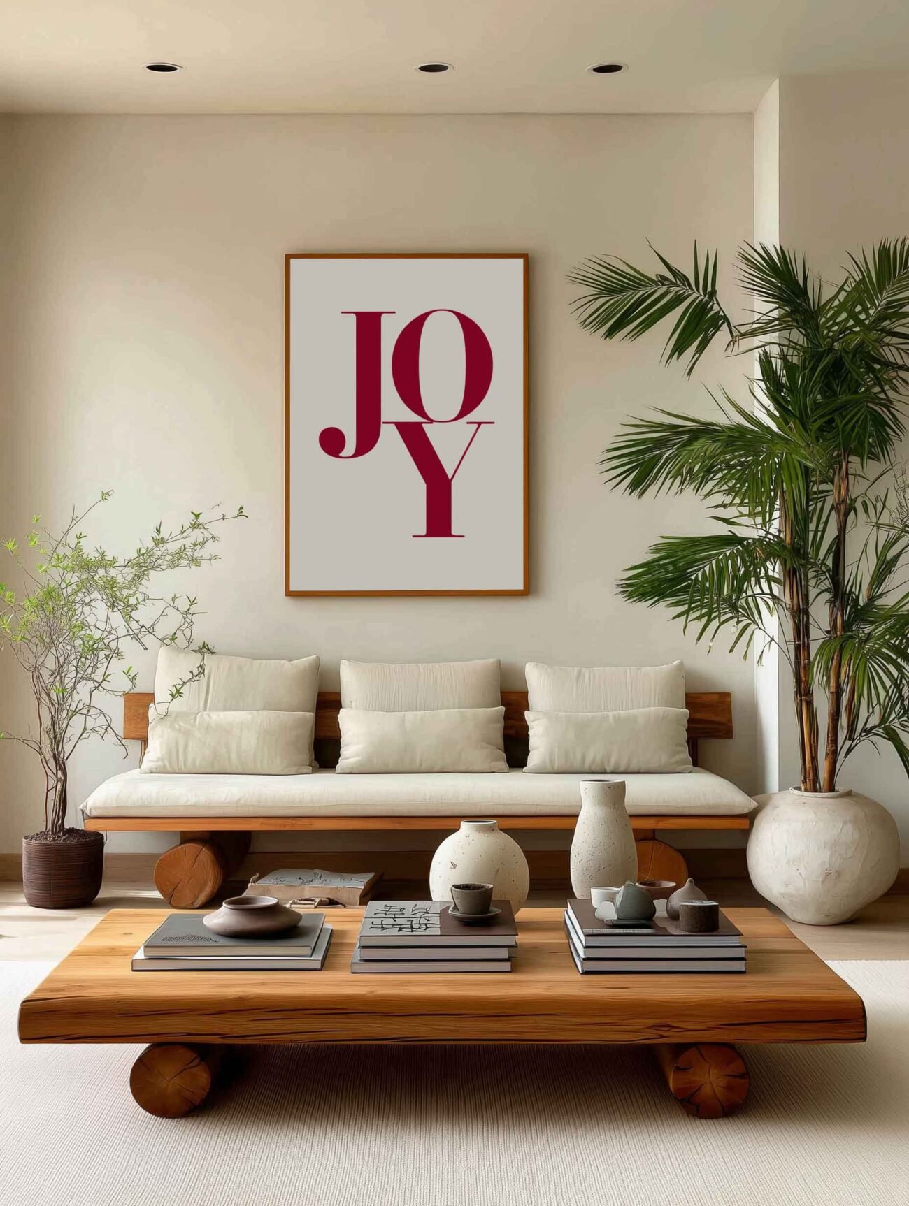 Joy – Minimalist Holiday Typography Poster - Image 2