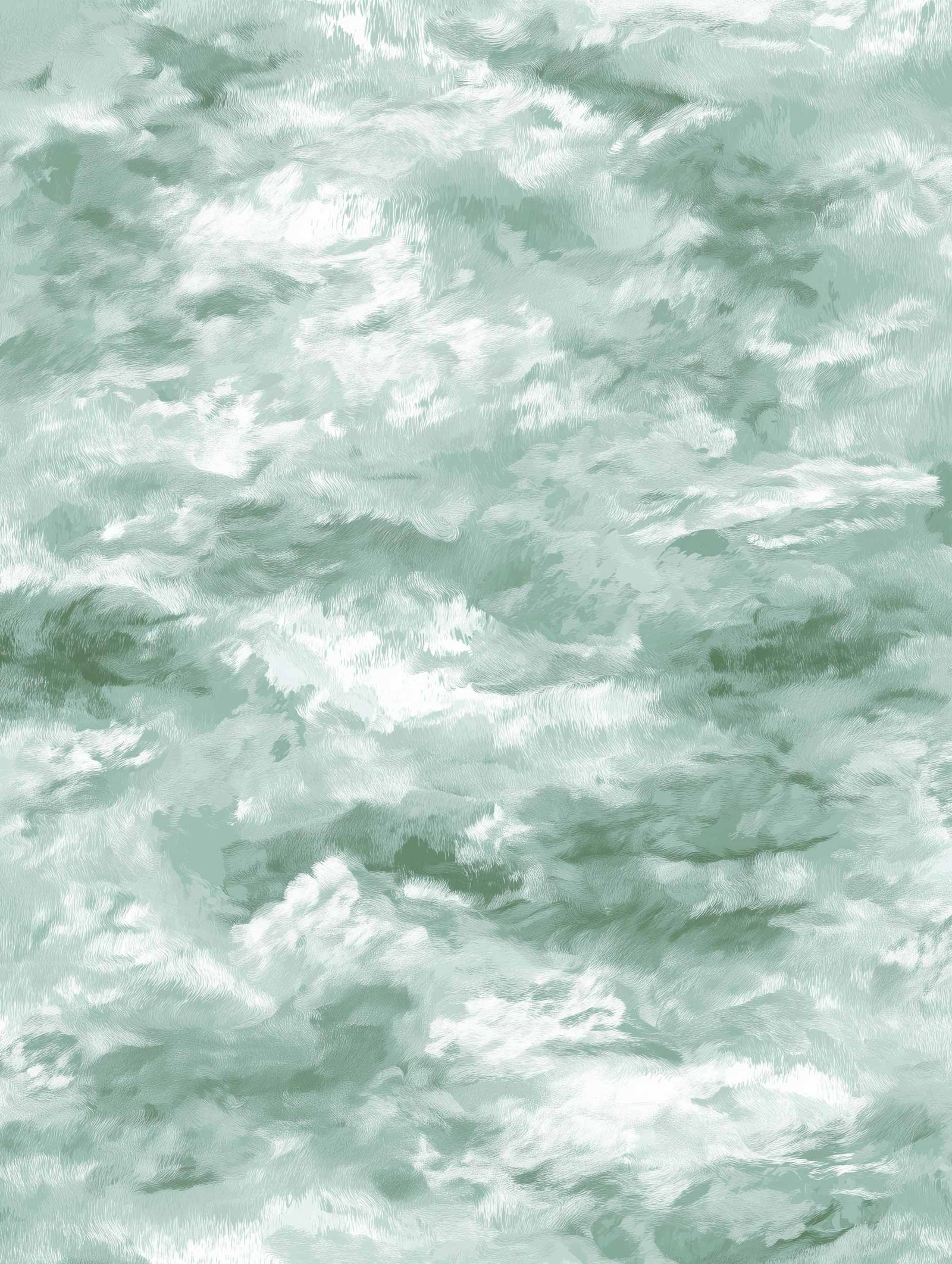 Mist Flow – Abstract Green Texture Poster