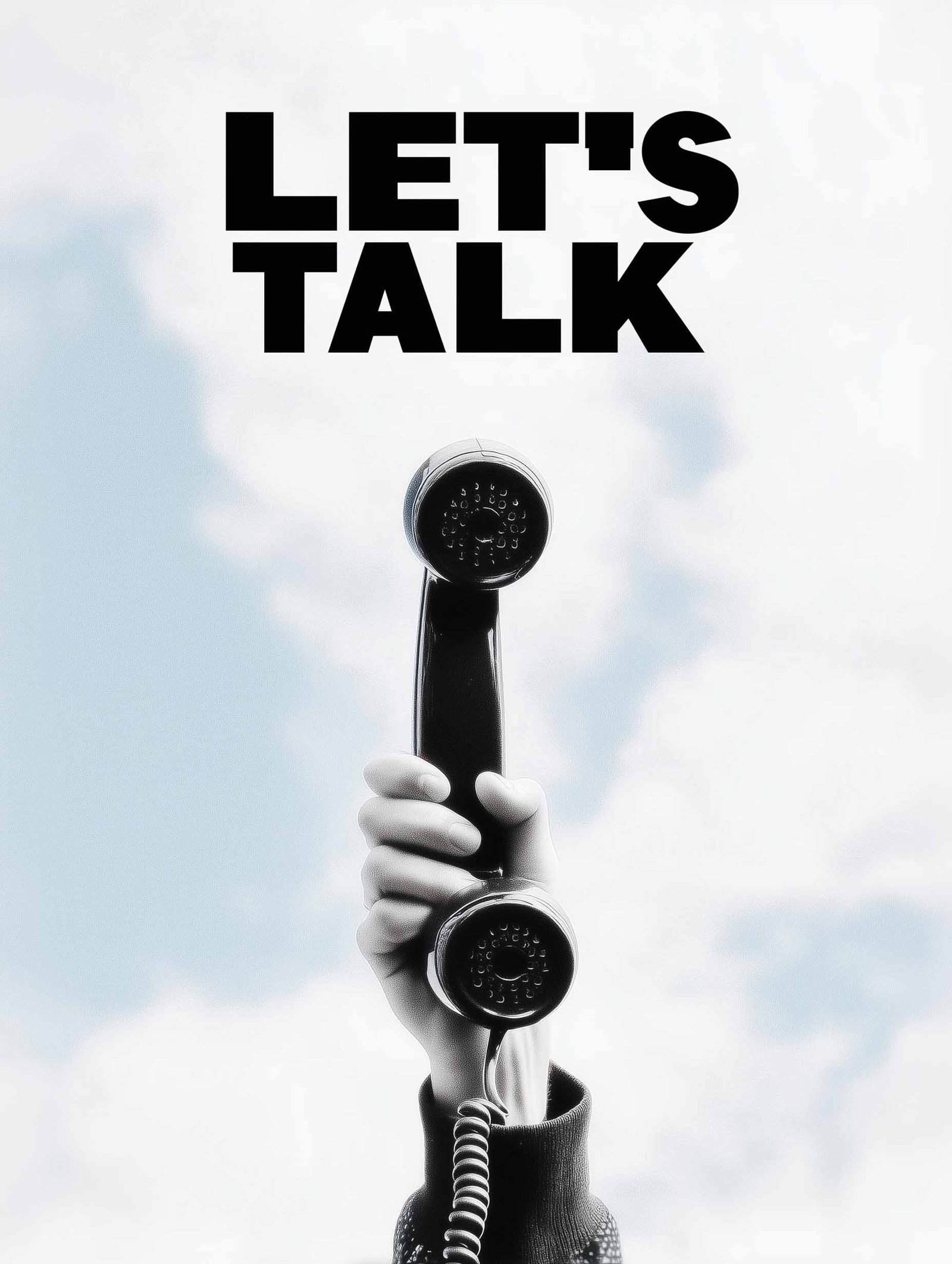 Let’s Talk – Classic Phone Vintage Art Poster