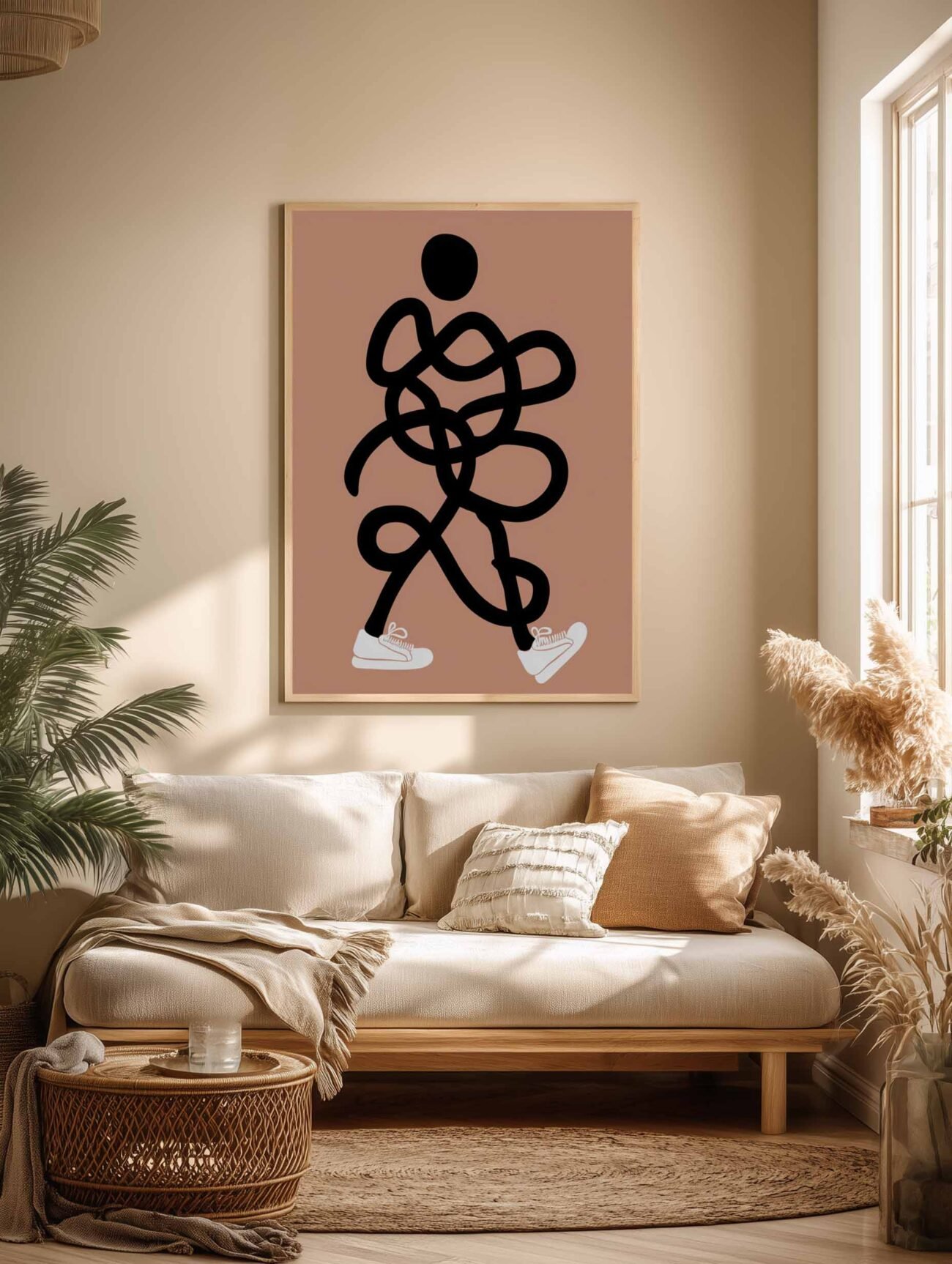 Ribbon in Motion – Abstract Movement Poster - Image 2